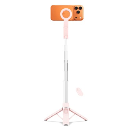 TECH-PROTECT L11S MAGSAFE BLUETOOTH SELFIE STICK TRIPOD PINK