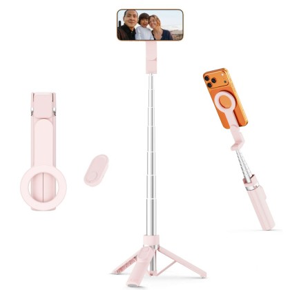 TECH-PROTECT L11S MAGSAFE BLUETOOTH SELFIE STICK TRIPOD PINK