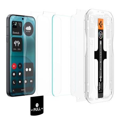 SZKŁO HARTOWANE SPIGEN GLAS.TR EZ FIT PRO AC HD 2-PACK NOTHING PHONE 4A PRO CLEAR
