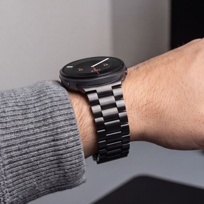 TECH-PROTECT STAINLESS SAMSUNG GALAXY WATCH 8 / 9 / CLASSIC (40 / 44 / 46 MM) BLACK