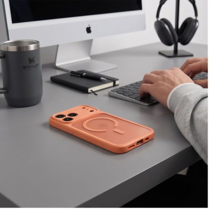 TECH-PROTECT BASICMAG MAGSAFE IPHONE 17 PRO MAX / 18 PRO MAX MATTE COSMIC ORANGE