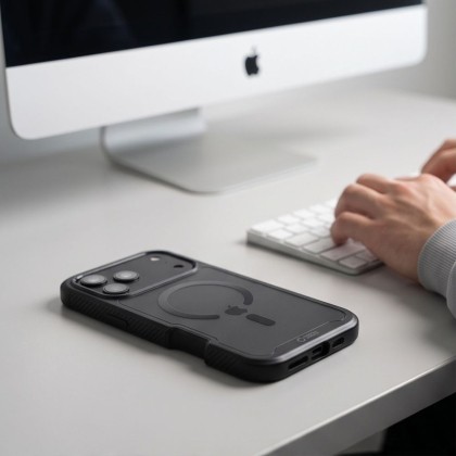 TECH-PROTECT DEFENSE MAGSAFE IPHONE 17 PRO / 18 PRO MATTE BLACK