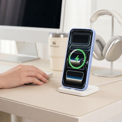 Твърд кейс с MagSafe пръстен за IPhone 17 Pro / 18 Pro от Tech-Protect MagMat  - Blue