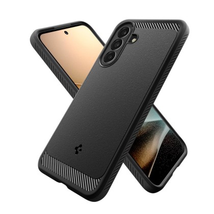 Удароустойчив кейс за Samsung Galaxy A27 5G от Spigen Rugged Armor - Matte Black