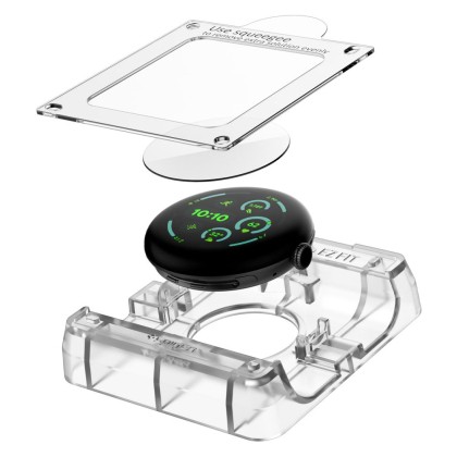 FOLIA HYDROŻELOWA SPIGEN ELITE SHIELD ”EZ FIT” 2-PACK GOOGLE PIXEL WATCH 3 / 4 / 5 (41 MM) CLEAR