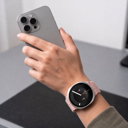 TECH-PROTECT NYLONMAG SAMSUNG GALAXY WATCH 8 / 9 / CLASSIC (40 / 44 / 46 MM) DUSTY ROSE