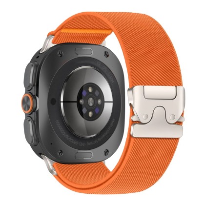 Найлонова каишка за Samsung Galaxy Watch Ultra 1 / 2 2024-2026 (47mm) от Tech Protect Nylon Claps - Orange