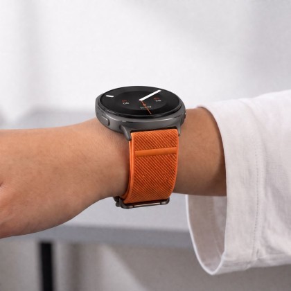 Найлонова каишка за Samsung Galaxy Watch Ultra 1 / 2 2024-2026 (47mm) от Tech Protect Nylon Claps - Orange