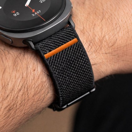 Найлонова каишка за Samsung Galaxy Watch 8 / 9 / Classic (40 / 44 / 46 mm) от Tech Protect Nylon Claps - Black