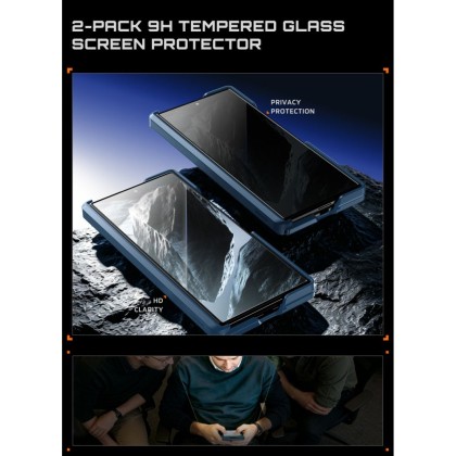 SUPCASE UB AERO MAGSAFE 2-SET GALAXY Z FOLD 8 ULTRA ARAMID BLUE