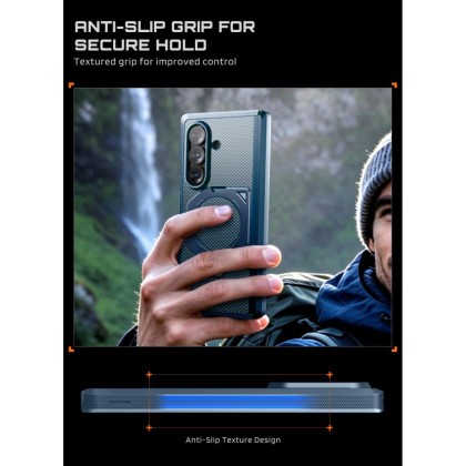 SUPCASE UB AERO MAGSAFE 2-SET GALAXY Z FOLD 8 ULTRA ARAMID BLUE