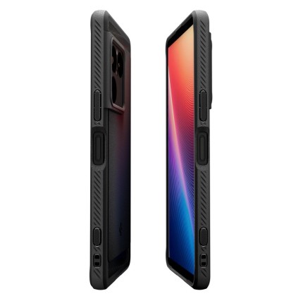 Удароустойчив кейс за Sony Xperia 1 VIII 5G от Spigen Rugged Armor - Matte Black