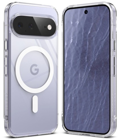 Удароустойчив твърд кейс с MagSafe за Google Pixel 11 от Ringke Fusion Magnetic - Clear