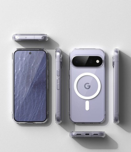 Удароустойчив твърд кейс с MagSafe за Google Pixel 11 от Ringke Fusion Magnetic - Clear