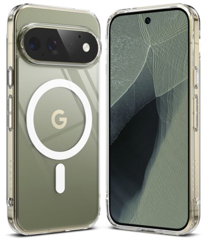 Удароустойчив твърд кейс с MagSafe за Google Pixel 11 Pro от Ringke Fusion Magnetic - Clear