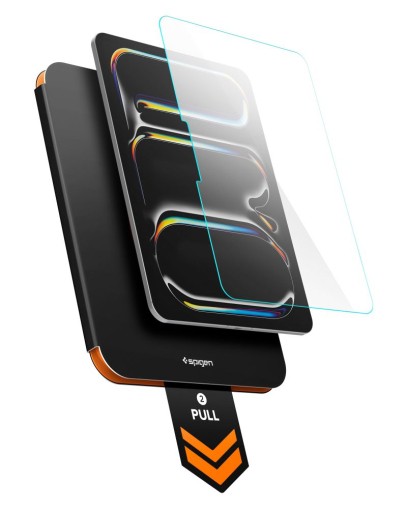 SZKŁO HARTOWANE SPIGEN ALM GLAS.TR T IPAD PRO 11” 5 / 6 / 2024-2025 CLEAR