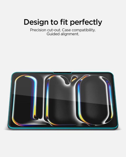 SZKŁO HARTOWANE SPIGEN ALM GLAS.TR T IPAD PRO 11” 5 / 6 / 2024-2025 CLEAR