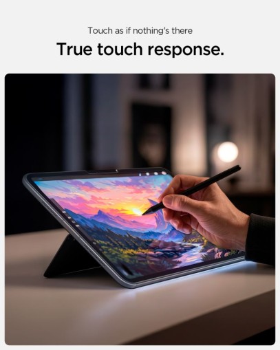 SZKŁO HARTOWANE SPIGEN ALM GLAS.TR T IPAD PRO 11” 5 / 6 / 2024-2025 CLEAR