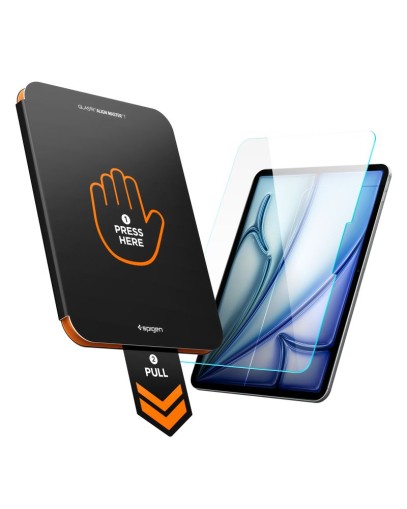 SZKŁO HARTOWANE SPIGEN ALM GLAS.TR T IPAD AIR 11” 6 / 7 / 8 / 2024-2026 CLEAR