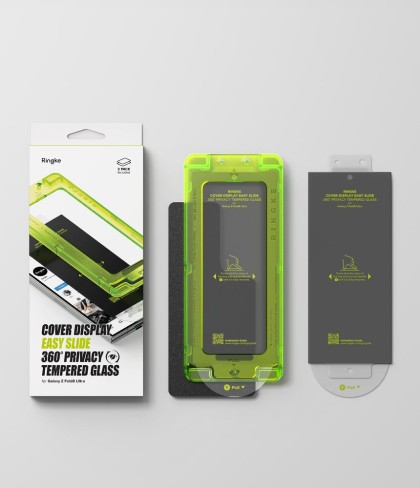 SZKŁO PRYWATYZUJĄCE RINGKE COVER DISPLAY EASY SLIDE 360 2-PACK GALAXY Z FOLD 8 ULTRA PRIVACY