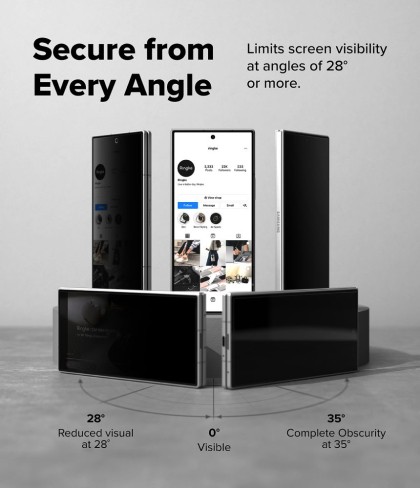 SZKŁO PRYWATYZUJĄCE RINGKE COVER DISPLAY EASY SLIDE 360 2-PACK GALAXY Z FOLD 8 ULTRA PRIVACY