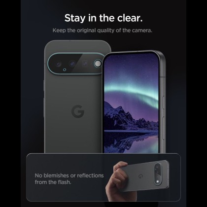 OSŁONA APARATU SPIGEN OPTIK PRO GLAS.TR EZ FIT CAMERA PROTECTOR 2-PACK GOOGLE PIXEL 11 CLEAR