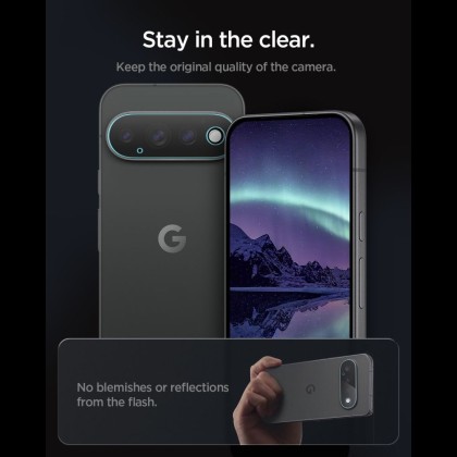 OSŁONA APARATU SPIGEN OPTIK PRO GLAS.TR EZ FIT CAMERA PROTECTOR 2-PACK GOOGLE PIXEL 11 PRO CLEAR