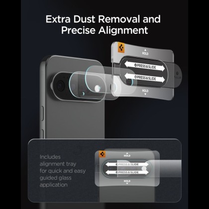 OSŁONA APARATU SPIGEN OPTIK PRO GLAS.TR EZ FIT CAMERA PROTECTOR 2-PACK GOOGLE PIXEL 11 PRO XL CLEAR