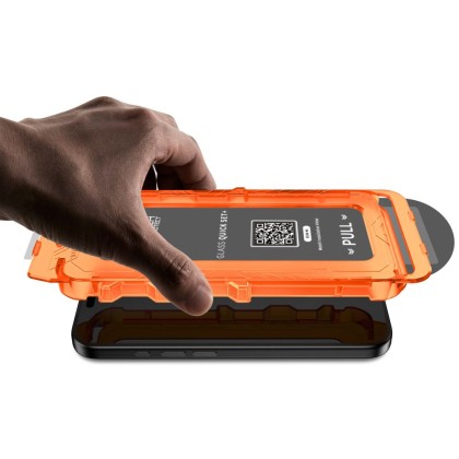 SZKŁO HARTOWANE TECH-PROTECT QUICK SET+ 2-PACK IPHONE 17 PRO MAX / 18 PRO MAX BLACK