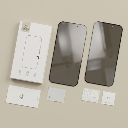 SZKŁO PRYWATYZUJĄCE TECH-PROTECT GLASS SPY+ 2-PACK IPHONE 18 PRO PRIVACY