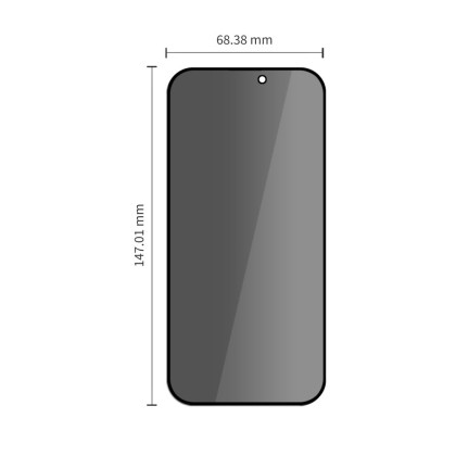 SZKŁO PRYWATYZUJĄCE TECH-PROTECT QUICK SET SPY+ 2-PACK IPHONE 18 PRO PRIVACY