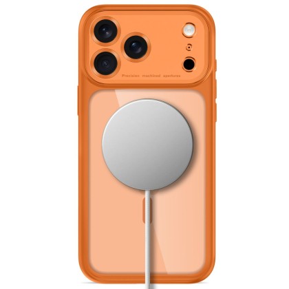 TECH-PROTECT MAGPEAK MAGSAFE CC IPHONE 17 PRO / 18 PRO COSMIC ORANGE/CLEAR