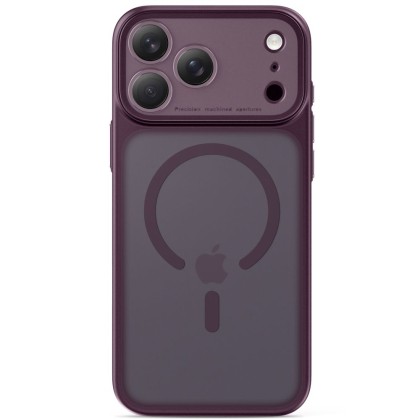 TECH-PROTECT MAGPRIME MAGSAFE CC IPHONE 17 PRO MAX / 18 PRO MAX MATTE DARK CHERRY