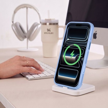 TECH-PROTECT MAGPRIME MAGSAFE CC IPHONE 17 PRO MAX / 18 PRO MAX MATTE LIGHT BLUE