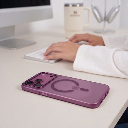 TECH-PROTECT MAGZERO MAGSAFE IPHONE 17 PRO / 18 PRO MATTE DARK CHERRY