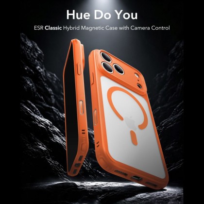 ESR CLASSIC HYBRID MAGSAFE IPHONE 17 PRO MAX / 18 PRO MAX FROSTED ORANGE