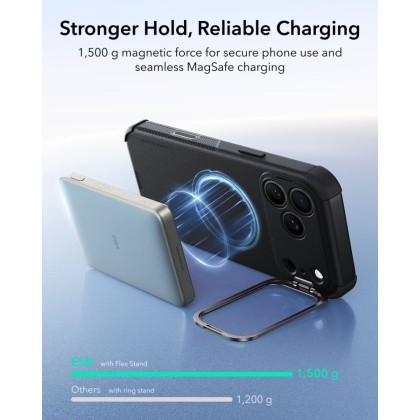 ESR CYBER TOUGH KICKSTAND MAGSAFE IPHONE 17 PRO / 18 PRO BLACK