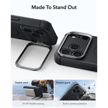 ESR CYBER TOUGH KICKSTAND MAGSAFE IPHONE 17 PRO MAX / 18 PRO MAX BLACK
