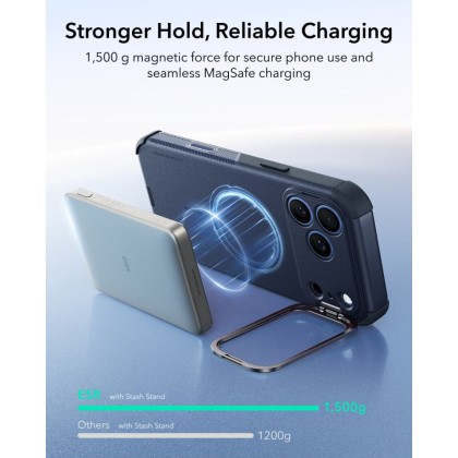 ESR CYBER TOUGH KICKSTAND MAGSAFE IPHONE 17 PRO MAX / 18 PRO MAX BLUE