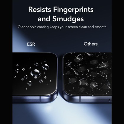 SZKŁO HARTOWANE ESR ULTRAFIT ARMORITE TEMPERED GLASS 2-PACK IPHONE 17 PRO / 18 PRO BLACK