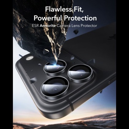 OSŁONA NA APARAT ESR ARMORITE CAMERA PROTECTOR IPHONE 18 PRO / 18 PRO MAX BLACK