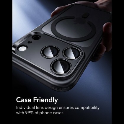OSŁONA NA APARAT ESR ARMORITE CAMERA PROTECTOR IPHONE 18 PRO / 18 PRO MAX BLACK