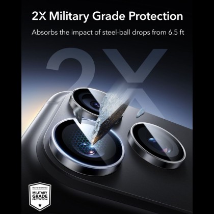 OSŁONA NA APARAT ESR ARMORITE CAMERA PROTECTOR IPHONE 18 PRO / 18 PRO MAX CLEAR