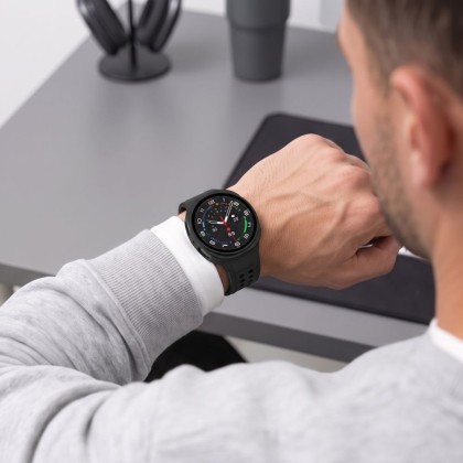 TECH-PROTECT DEFENSE 2-PACK SAMSUNG GALAXY WATCH 8 / 9 (40 MM) MATTE BLACK & CLEAR