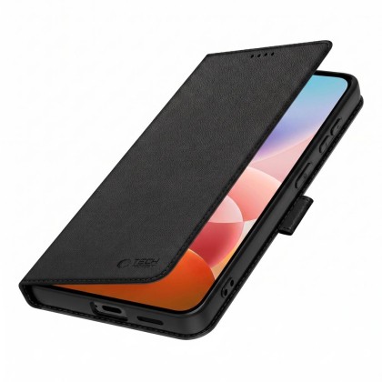 Кожен тефтер за Xiaomi Redmi 17 4G / 5G  от Tech-Protect Wallet - Black