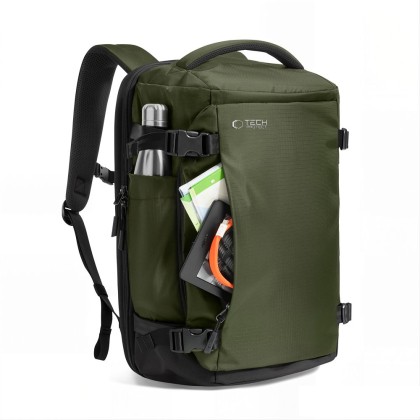 TECH-PROTECT DEFENDER S70 RYANAIR & WIZZAIR TRAVEL LAPTOP CABIN BACKPACK 24L 40x30x20 MILITARY GREEN