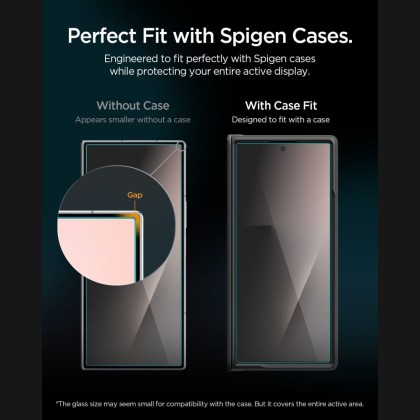 SZKŁO HARTOWANE SPIGEN GLAS.TR EZ FIT PRO AC 2-PACK GALAXY Z FOLD 7 / 8 ULTRA PRIVACY