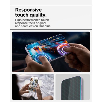 SZKŁO HARTOWANE SPIGEN ALM GLAS.TR SLIM AC 2-PACK ONEPLUS 15 CLEAR