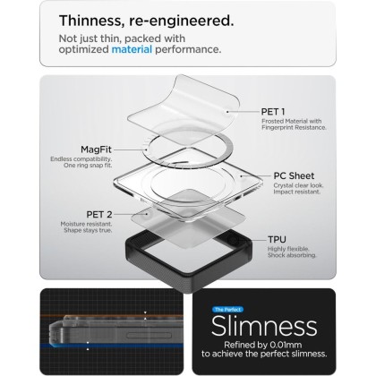 SPIGEN ULTRA HYBRID MAG MAGSAFE GALAXY S26 FE FROST BLACK