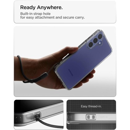 Удароустойчив кейс за Samsung Galaxy S26 FE от Spigen Ultra Hybrid - Crystal Clear